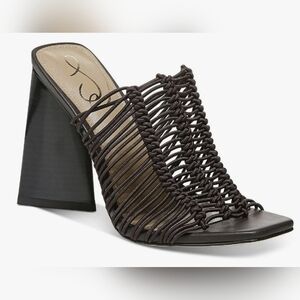 Sam Edelman Womens Laurette Strappy Open Toe Heels Brown Size US8/ EUR38